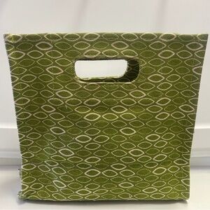 Green vintage 60s style handbag